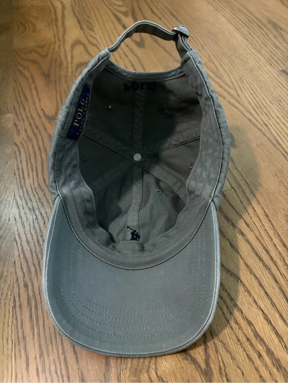 Ralph Lauren Grey Polo Baseball Cap